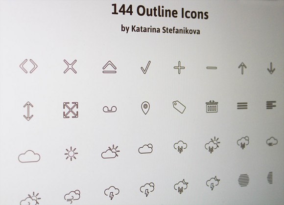 144 Outline Icons
