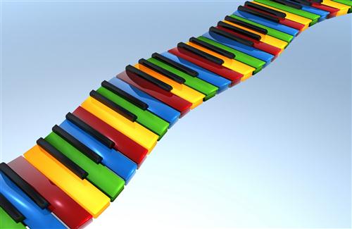 3D Piano Switch Art HD Wallpapers