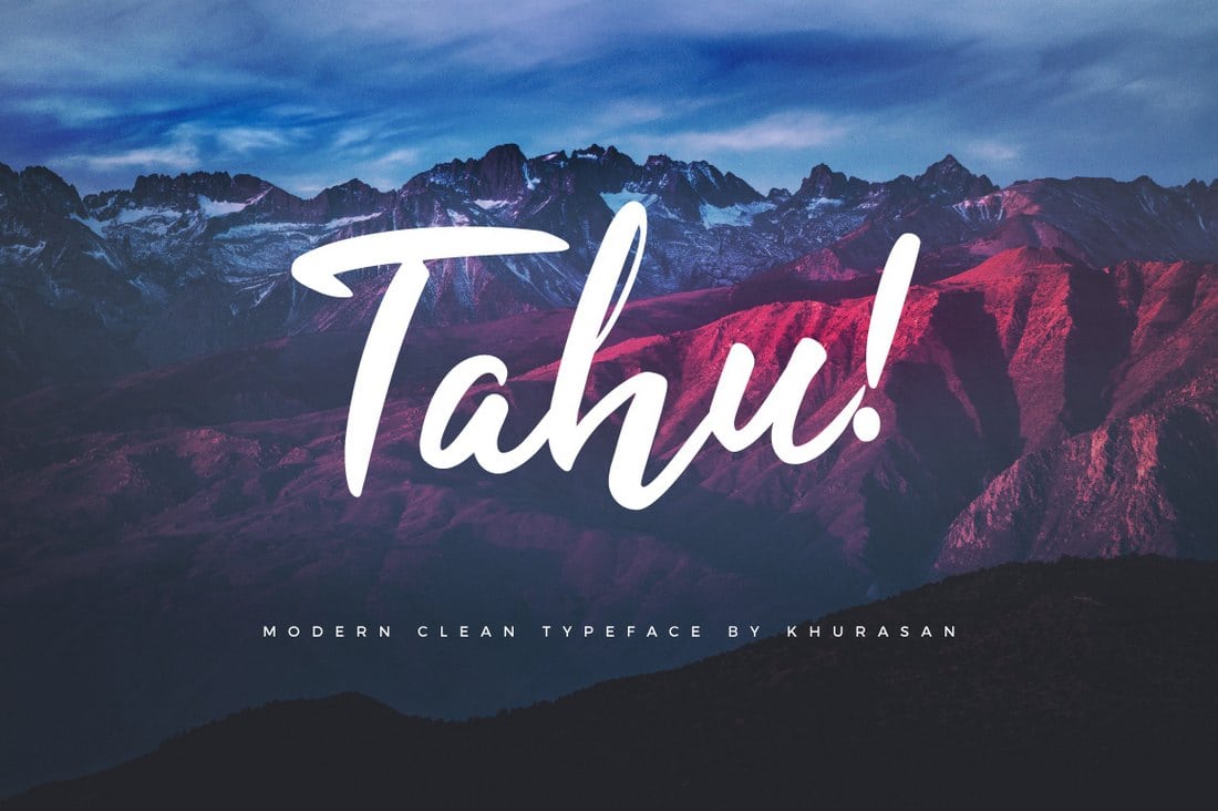 Tahu – Free Script Font
