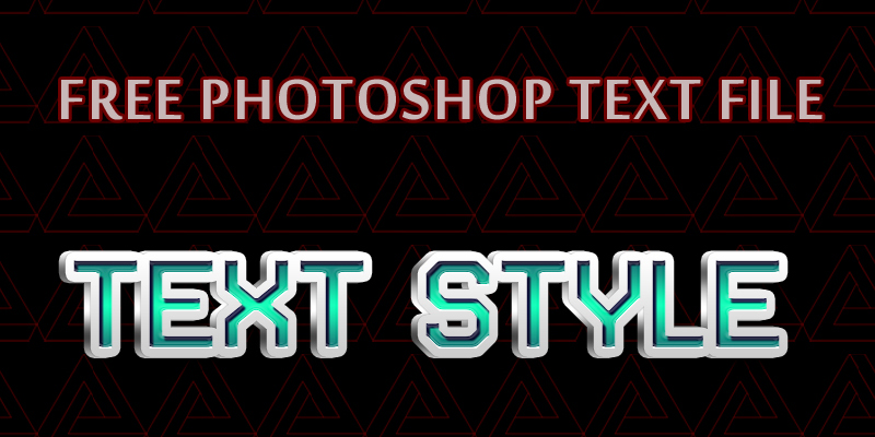 Free Photoshop Text PSD