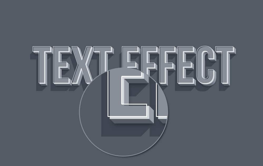 3D Smart Object Text Effect PSD