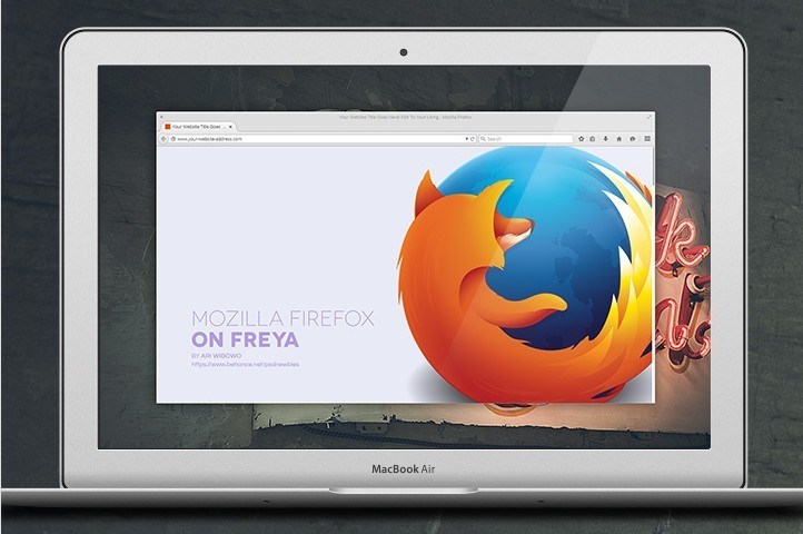 Mozilla Firefox on Freya