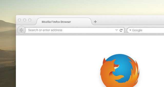 New Firefox Browser Psd Mockup