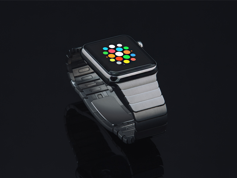 Apple Watch Stainless Mockup