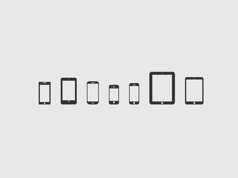 Mobile Devices Icons