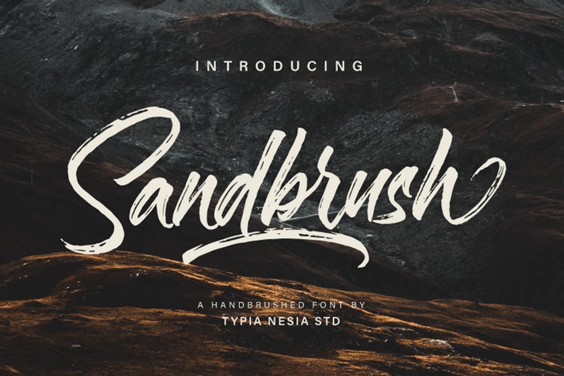 Sandbrush Script Font