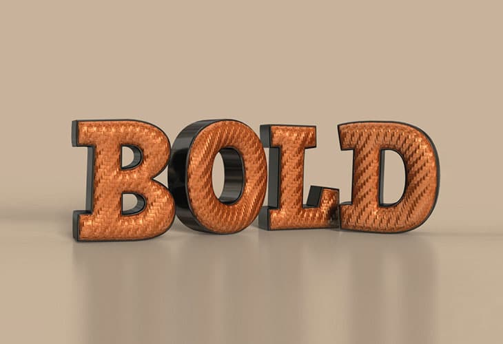3D Bold Text Effect