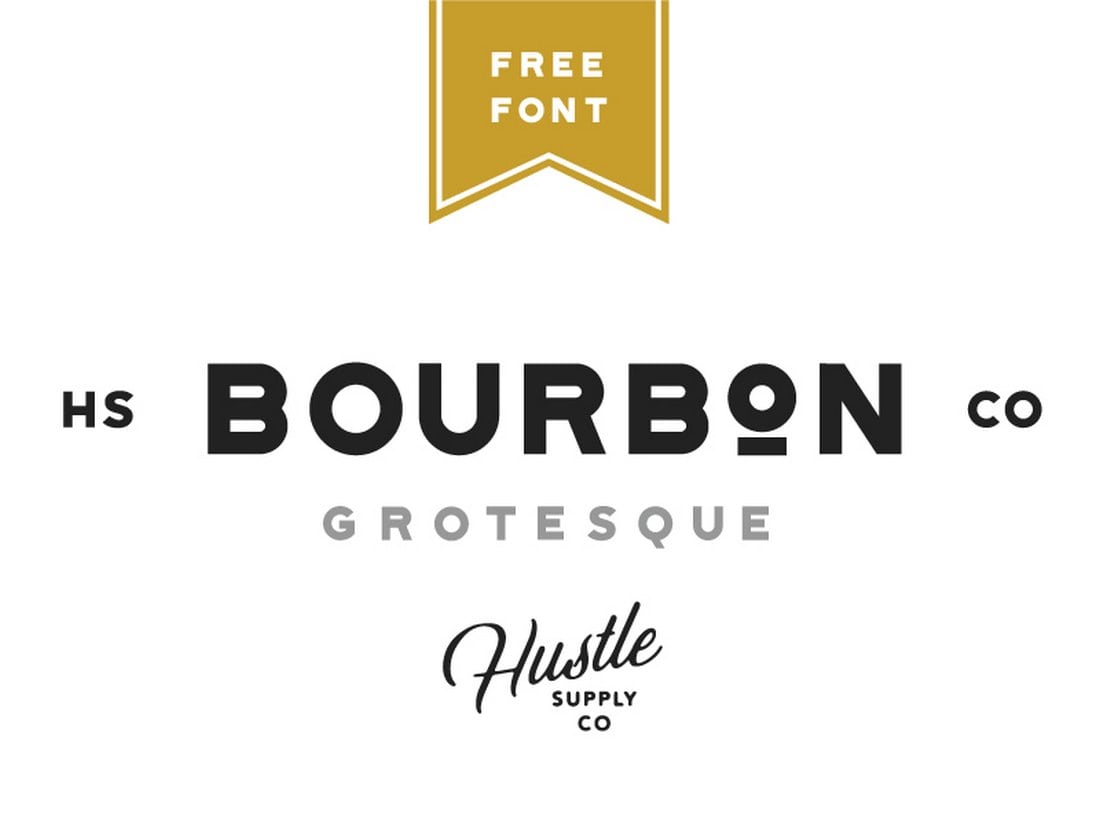 Bourbon Grotesque – Free Font