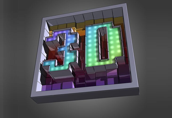 Create Awesome Text Made of 3D Blocks