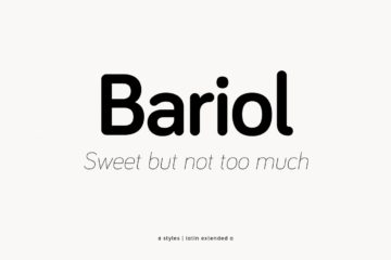 Bariol Italic Font - Free Download