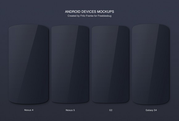 Android Devices Mockups