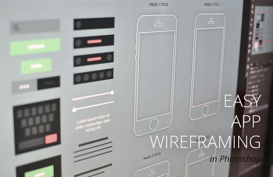iPhone App Wireframe (.psd)