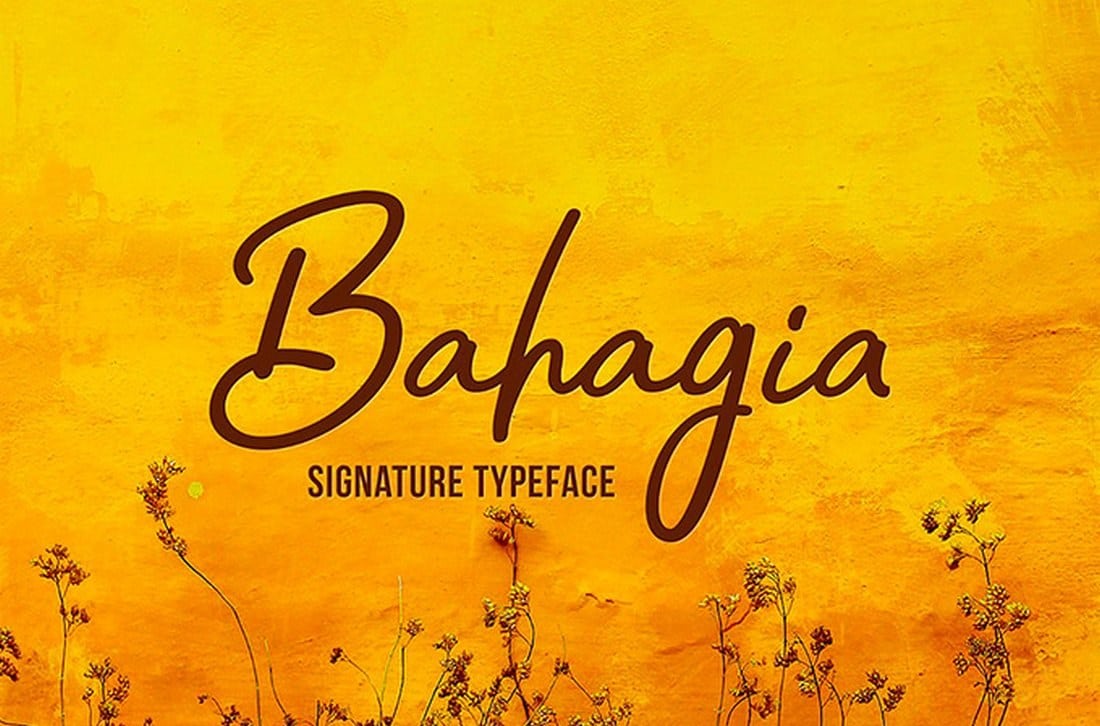 Bahagia Free Typeface