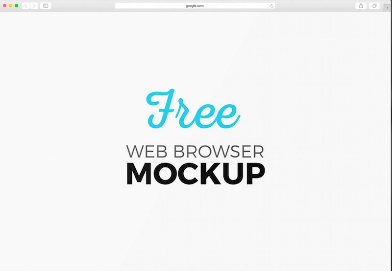 Web Browser Mockup Set | PSD