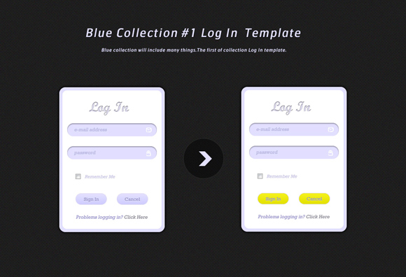 Web Element Log In Template