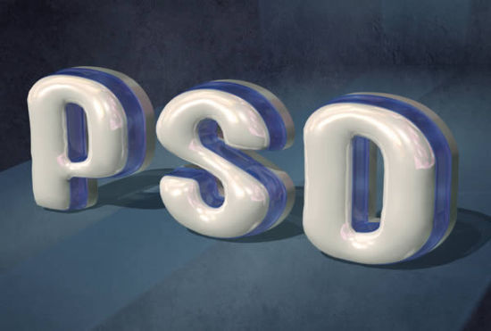 Create Glossy, Plastic, 3D Text in Photoshop CS5 Extended