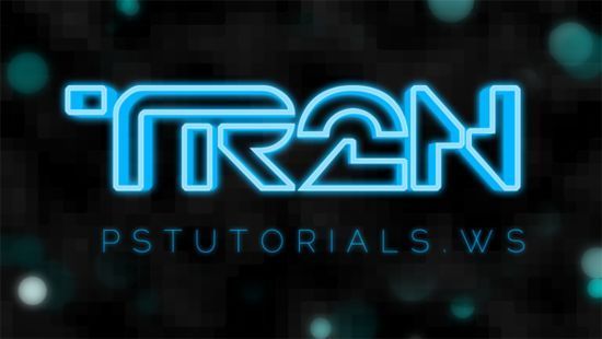 How to Create Glowing TRON-Inspired 3D Text in Photoshop Extended