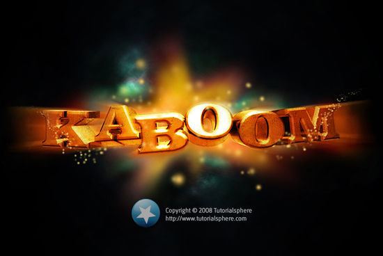 Kaboom! Exploding Text