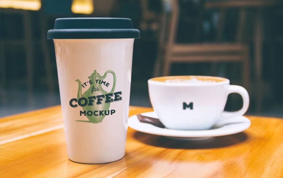 Coffee Mug and Cup Mockup