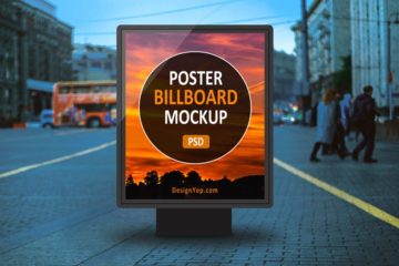 Outdoor Poster Billboard Mockup