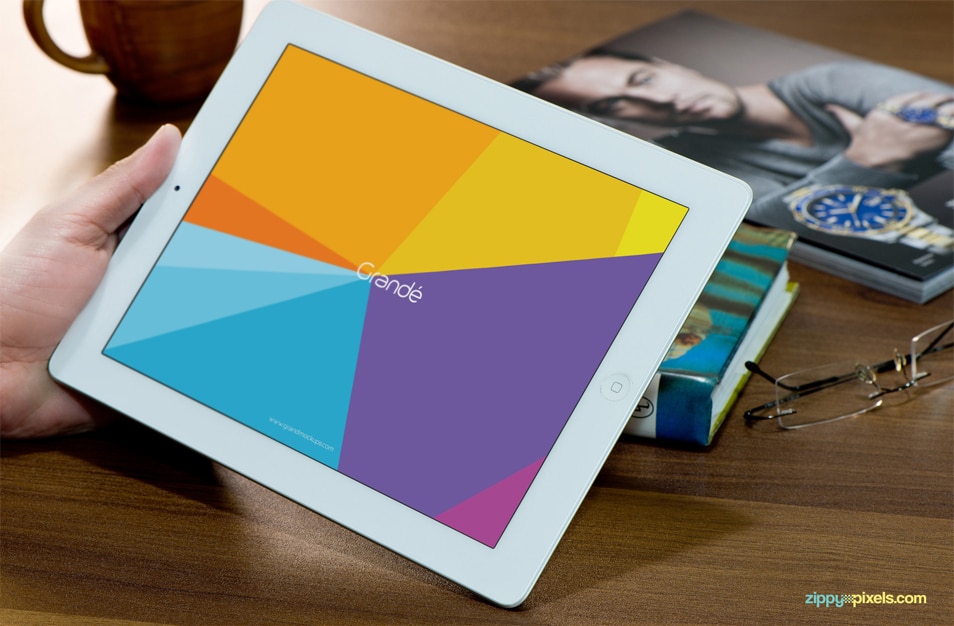 Photorealistic iPad Device Mockup