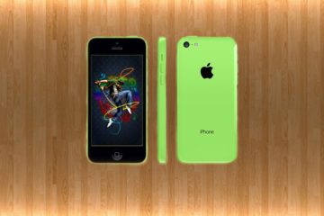 Green iPhone Mockup