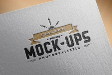 Logo Paper Edition Mockup