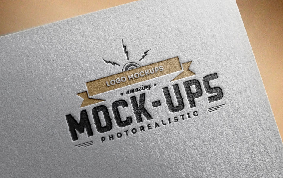 Logo Paper Edition Mockup