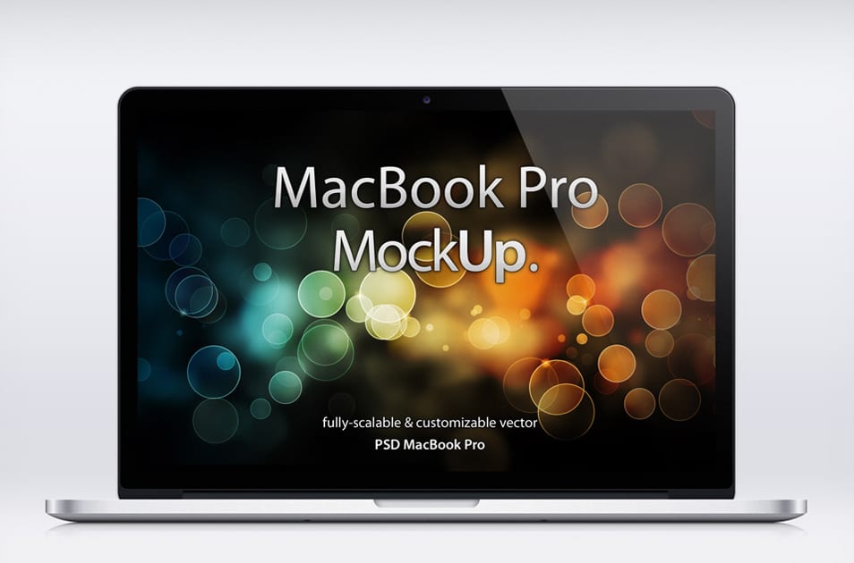 MacBook Pro Retina Mockup