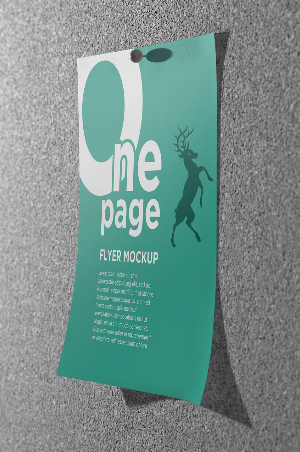 Single Page Flyer Mockup