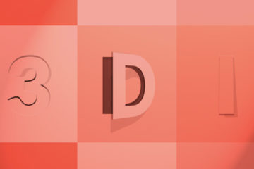 Animated 3D Opening Type Effect