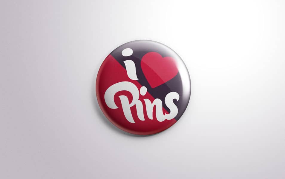 Button Badge Pin Mockup