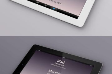 iPad Perspective Mockup