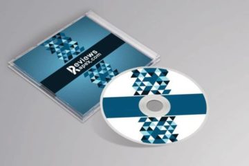 CD Case Cover Mockup