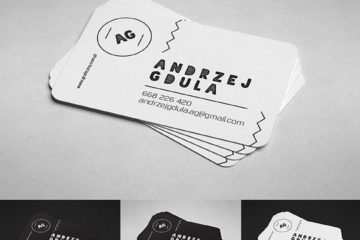 Rounded Edge Business Card Mockup