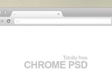 Chrome Browser PSD