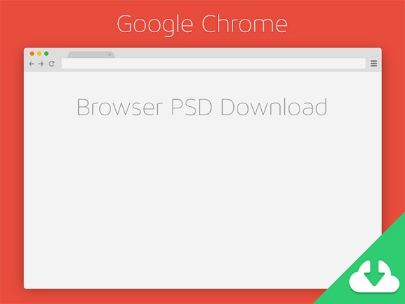 Chrome Browser Mockup #2