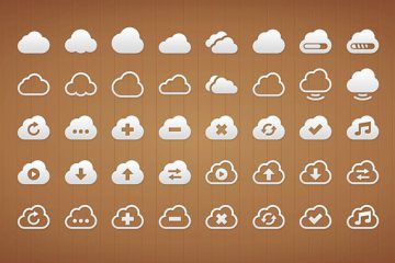 40 Cloud Icons
