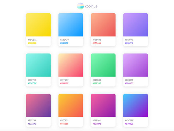 Download Free coolHue CSS Color Gradients