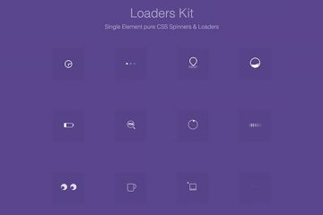 Pure CSS Loaders Kit
