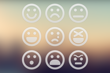 Download for Free 9 Big Emoticons in PSD
