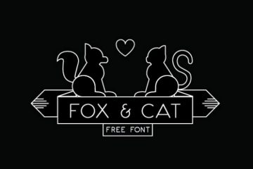 Free Fox & Cat Font