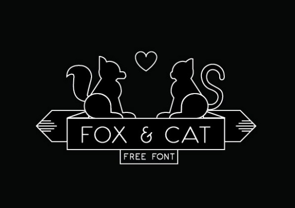 Free Fox & Cat Font
