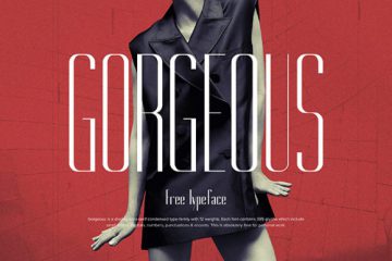 Free Gorgeous Typeface in 12 weights