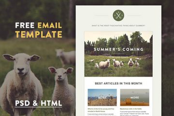 Green Village HTML Email Template