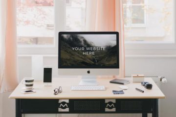 iMac Desk Mockup