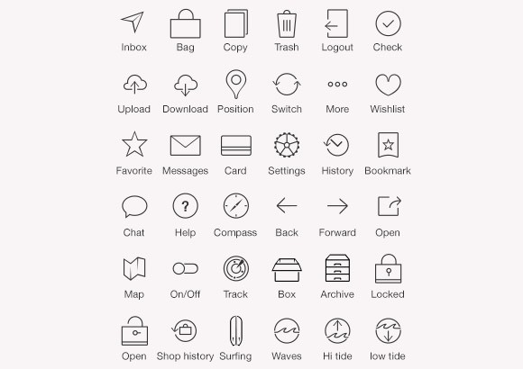 iOS7 Tab Bar Icons
