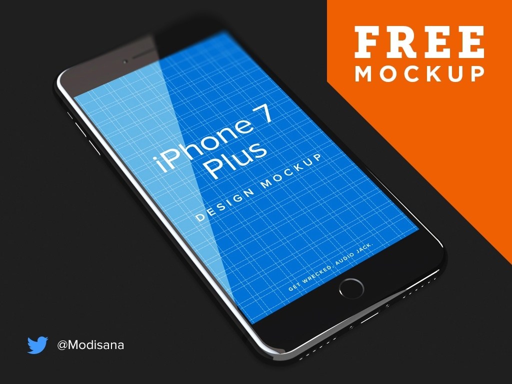 iPhone Plus Free Design Mockup