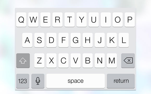 iOS7 Keyboard