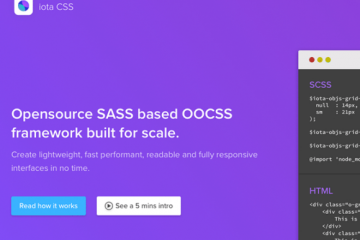 Free Download Iota CSS Sass Framework